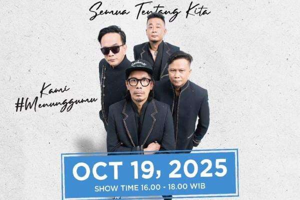 Reschedule! Konser Reuni Peterpan di Bandung 19 Oktober 2025 Reschedule! Konser Reuni Peterpan di Bandung 19 Oktober 2025