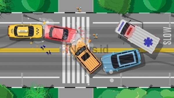 Kecelakaan Beruntun di Sukabumi, Truk Trailer Diduga Rem Blong Tabrak 6 Kendaraan Kecelakaan Beruntun di Sukabumi, Truk Trailer Diduga Rem Blong Tabrak 6 Kendaraan