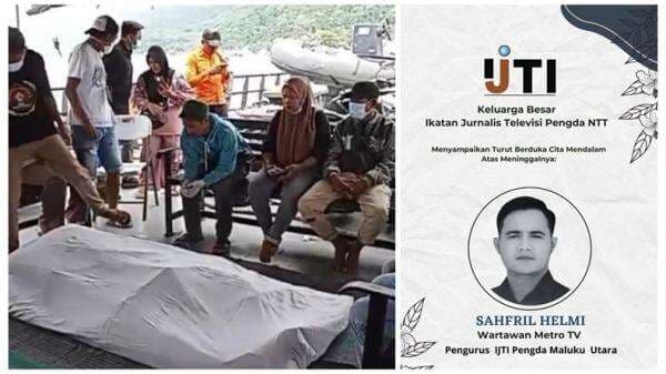 Jasad Jurnalis Metro TV Ditemukan di Pantai Tanjung Karamat Halsel, IJTI NTT Turut Berduka Jasad Jurnalis Metro TV Ditemukan di Pantai Tanjung Karamat Halsel, IJTI NTT Turut Berduka