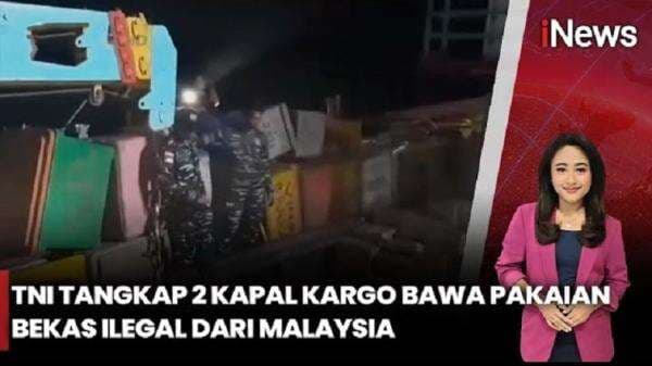 TNI AL Gagalkan Penyelundupan Pakaian Bekas dan Produk Ilegal dari Malaysia TNI AL Gagalkan Penyelundupan Pakaian Bekas dan Produk Ilegal dari Malaysia