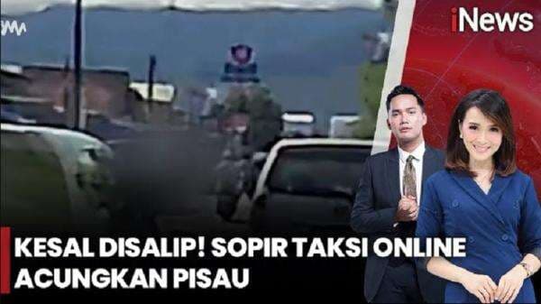 Viral Sopir Taksi Online Acungkan Pisau ke Pengendara Lain di Padang gegara kesal Disalip Viral Sopir Taksi Online Acungkan Pisau ke Pengendara Lain di Padang gegara kesal Disalip
