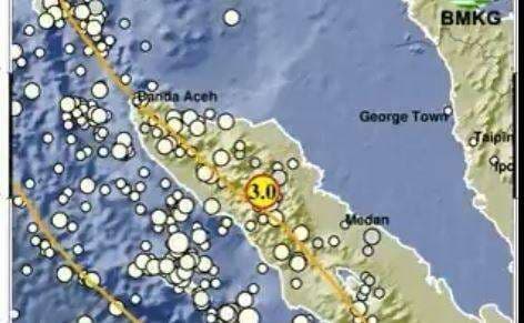 Pusat Gempa Terkini 2 Menit yang Lalu 2 Kali Guncang Gayo Lues, Cek Magnitudonya Pusat Gempa Terkini 2 Menit yang Lalu 2 Kali Guncang Gayo Lues, Cek Magnitudonya