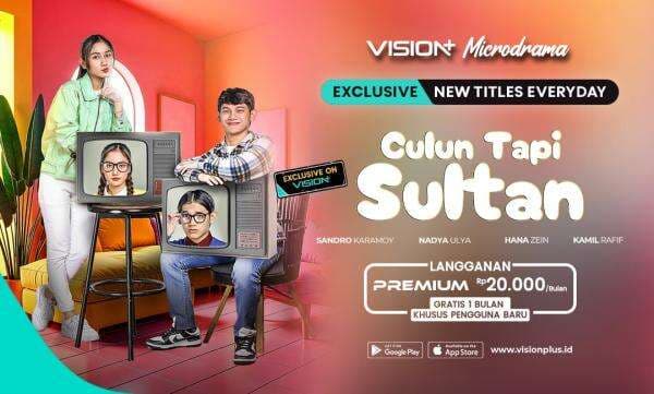 Dikira Cupu Ternyata Tajir Melintir, Tonton Microdrama Terbaru VISION+ Culun Tapi Sultan Dikira Cupu Ternyata Tajir Melintir, Tonton Microdrama Terbaru VISION+ Culun Tapi Sultan