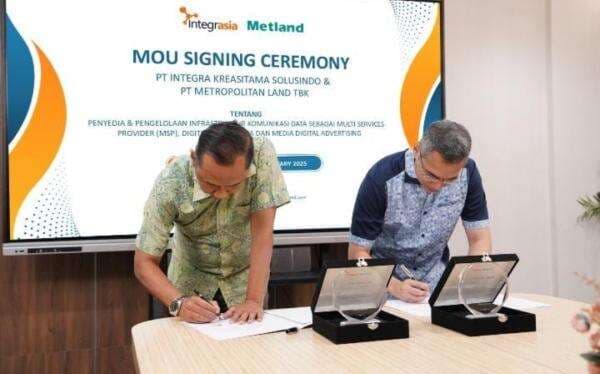Kerjasama Integrasia dan Metland Bangun Konektivitas Terintegrasi di Metropolitan Mall Cileungsi Kerjasama Integrasia dan Metland Bangun Konektivitas Terintegrasi di Metropolitan Mall Cileungsi
