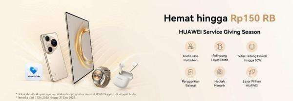 Apresiasi Kebersamaan dengan Pelanggan, HUAWEI Hadirkan Service Giving Season 2025 Apresiasi Kebersamaan dengan Pelanggan, HUAWEI Hadirkan Service Giving Season 2025