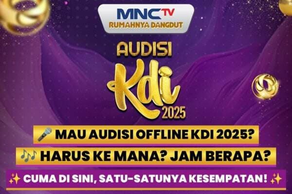 Hari Terakhir Audisi KDI 2025 di Kota Jakarta, Segera Ikuti Audisi untuk Menjadi Calon Bintang Dangdut Masa Depan Hari Terakhir Audisi KDI 2025 di Kota Jakarta, Segera Ikuti Audisi untuk Menjadi Calon Bintang Dangdut Masa Depan