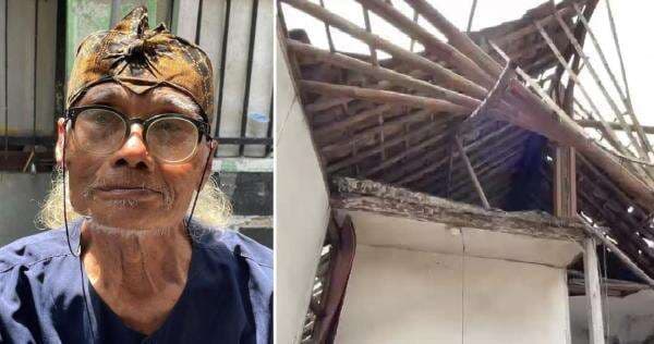 Rumah Ambruk, Boneng dan Keluarga Mengungsi di Kantor RW Rumah Ambruk, Boneng dan Keluarga Mengungsi di Kantor RW