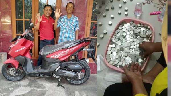 Viral! Warga Beli Motor Honda Vario 160 di Bojonegoro, Cash Pakai Uang Koin Viral! Warga Beli Motor Honda Vario 160 di Bojonegoro, Cash Pakai Uang Koin