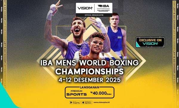 Link Live Streaming IBA World Mens Boxing Championship 2025 di Vision+, Saatnya Nonton Aksi Petinju Dunia! Link Live Streaming IBA World Mens Boxing Championship 2025 di Vision+, Saatnya Nonton Aksi Petinju Dunia!