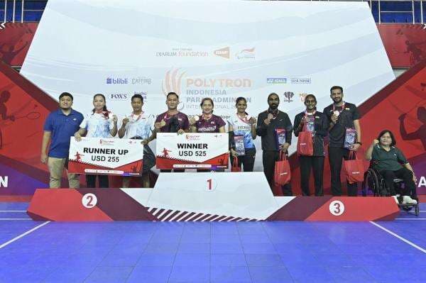 Indonesia Raih 6 Emas! Pertahankan Gelar Juara Umum Polytron Para Badminton International 2025 Indonesia Raih 6 Emas! Pertahankan Gelar Juara Umum Polytron Para Badminton International 2025