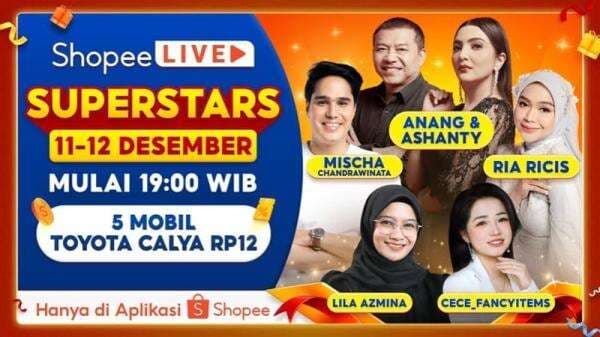 Sederet Artis Ini Pandu Shopee Live Superstar, Peningkatan Produk hingga 16 Kali Lipat! Sederet Artis Ini Pandu Shopee Live Superstar, Peningkatan Produk hingga 16 Kali Lipat!