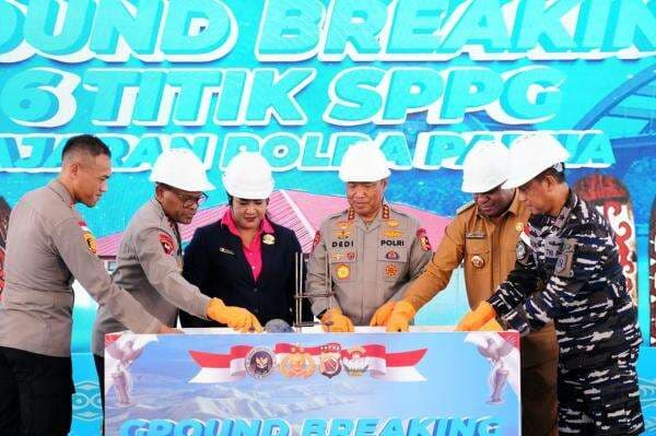 Polri Groundbreaking Enam SPPG Baru di Papua, Ini Daftarnya Polri Groundbreaking Enam SPPG Baru di Papua, Ini Daftarnya