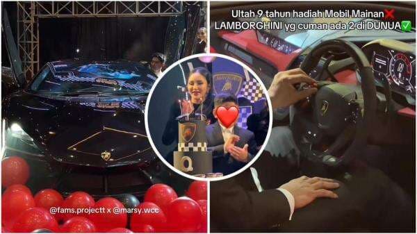 Viral Crazy Rich Makassar Hadiahkan Lamborghini Rp22 Miliar untuk Anaknya yang Ultah ke-9 Viral Crazy Rich Makassar Hadiahkan Lamborghini Rp22 Miliar untuk Anaknya yang Ultah ke-9
