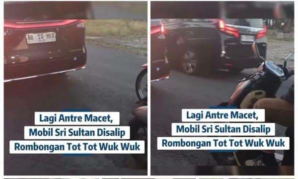 Tak Sopan Mobil Sri Sultan HB X Disalip Rombongan Tot Tot Wuk Wuk di Lampu Merah, Cek Aturannya Tak Sopan Mobil Sri Sultan HB X Disalip Rombongan Tot Tot Wuk Wuk di Lampu Merah, Cek Aturannya