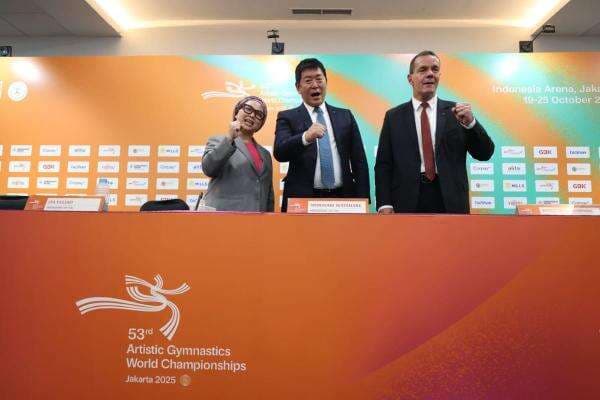 Jelang Kejuaraan Dunia Senam Artistik 2025, Presiden FIG Morinari Watanabe Sanjung Indonesia Jelang Kejuaraan Dunia Senam Artistik 2025, Presiden FIG Morinari Watanabe Sanjung Indonesia