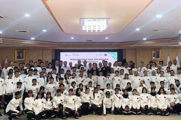 Dikukuhkan! Tim Indonesia Dilepas ke Asian Youth Games dan Islamic Solidarity Games 2025 Dikukuhkan! Tim Indonesia Dilepas ke Asian Youth Games dan Islamic Solidarity Games 2025