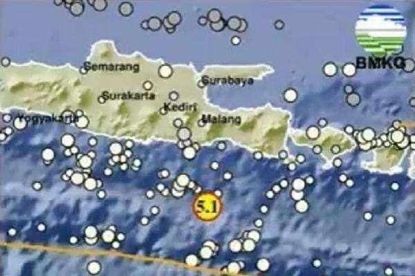 Gempa Terkini Magnitudo 5,1 Guncang Malang Jatim Pagi Ini Gempa Terkini Magnitudo 5,1 Guncang Malang Jatim Pagi Ini