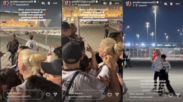 Potret Orangtua Justin Hubner dan Jennifer Coppen Didorong dan Dipersulit Masuk Stadion Arab Saudi Potret Orangtua Justin Hubner dan Jennifer Coppen Didorong dan Dipersulit Masuk Stadion Arab Saudi