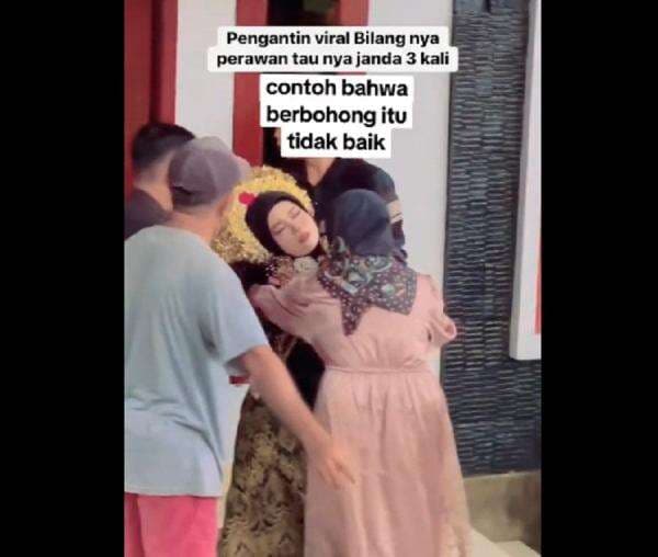 Viral! Gegara Istri Ngaku Perawan Ternyata Janda 3 Kali, Pengantin Pria Ini Kabur Viral! Gegara Istri Ngaku Perawan Ternyata Janda 3 Kali, Pengantin Pria Ini Kabur