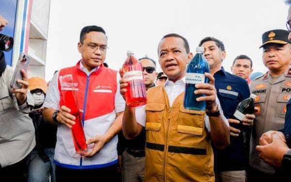 Sempat Ditolak Swasta, Bahlil Siapkan Peta Jalan Produk BBM Bercampur Etanol 10 Persen Sempat Ditolak Swasta, Bahlil Siapkan Peta Jalan Produk BBM Bercampur Etanol 10 Persen