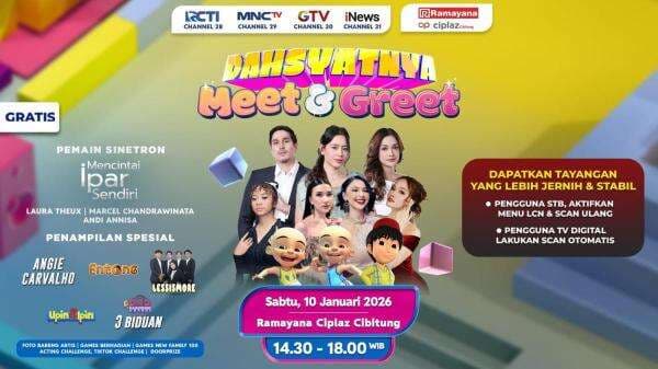 Laura Theux dari Sinetron Mencintai Ipar Sendiri Akan Datang di Dahsyatnya Meet and Greet di Cibitung Laura Theux dari Sinetron Mencintai Ipar Sendiri Akan Datang di Dahsyatnya Meet and Greet di Cibitung