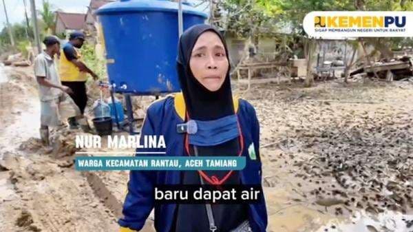 Distribusi Air Bersih di Aceh Tamiang Pulih Pascabanjir, Warga Lega Distribusi Air Bersih di Aceh Tamiang Pulih Pascabanjir, Warga Lega