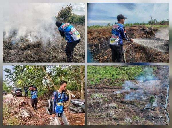 Kebakaran Lahan Gambut Terjadi di Dua Titik, Tim Dalkarhutla Hadapi Kendala Akses dan Air Kebakaran Lahan Gambut Terjadi di Dua Titik, Tim Dalkarhutla Hadapi Kendala Akses dan Air