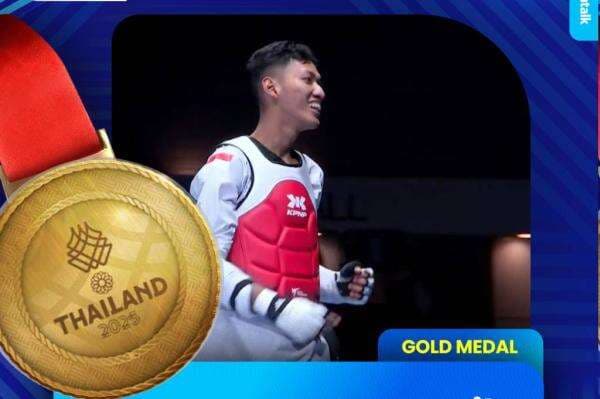 Atlet Taekwondo Arya Danu Susilo Hadirkan Emas Ke-25 Indonesia di SEA Games 2025 Atlet Taekwondo Arya Danu Susilo Hadirkan Emas Ke-25 Indonesia di SEA Games 2025