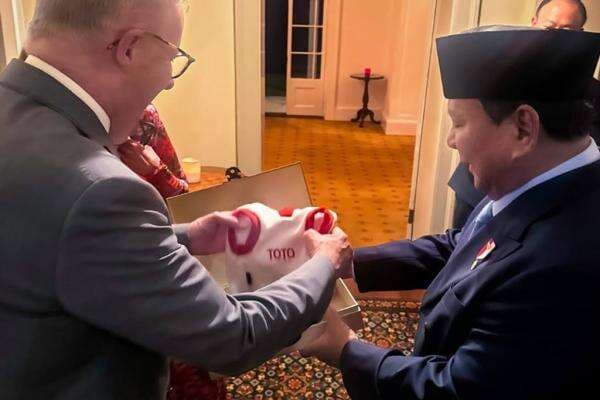 Prabowo Beri Kado ke Toto Anjing Peliharaan PM Australia Albanese, Apa Isinya? Prabowo Beri Kado ke Toto Anjing Peliharaan PM Australia Albanese, Apa Isinya?