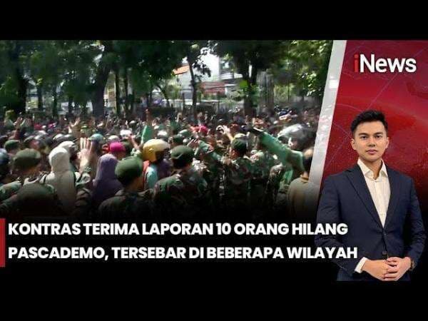 Laporan Orang Hilang Pasca Aksi Demonstrasi di Jakarta Mencapai 44 Aduan Laporan Orang Hilang Pasca Aksi Demonstrasi di Jakarta Mencapai 44 Aduan