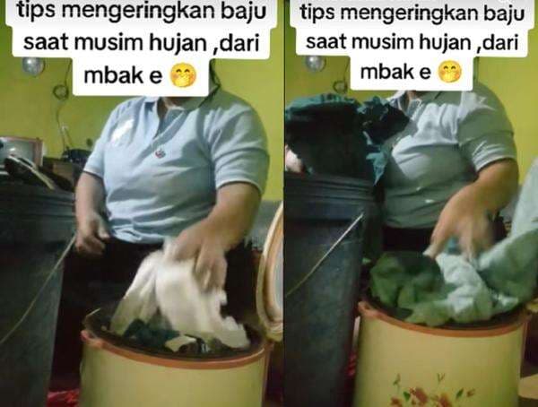 Viral Keringkan Baju Pakai Magic Com Saat Cuaca Musim Hujan Viral Keringkan Baju Pakai Magic Com Saat Cuaca Musim Hujan