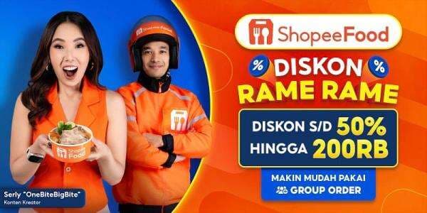 ShopeeFood dan Serly One Bite Big Bite Beri Diskon Rame Rame 50 Persen hingga Rp200 Ribu! ShopeeFood dan Serly One Bite Big Bite Beri Diskon Rame Rame 50 Persen hingga Rp200 Ribu!