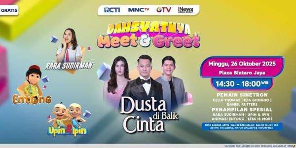 Warga Bintaro Siap-Siap Akhir Pekan Ini Bertemu Langsung dengan Pemain Dusta di Balik Cinta Warga Bintaro Siap-Siap Akhir Pekan Ini Bertemu Langsung dengan Pemain Dusta di Balik Cinta
