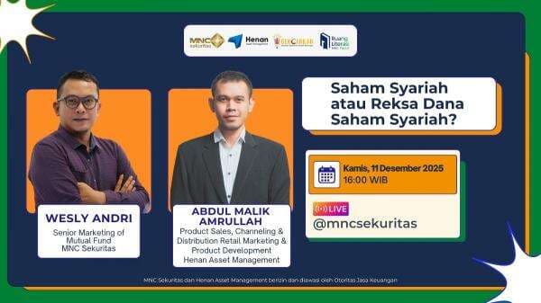 Bingung Pilih Instrumen Syariah? Saksikan IG Live MNC Sekuritas Saham Syariah atau Reksa Dana Saham Syariah, Sore Ini! Bingung Pilih Instrumen Syariah? Saksikan IG Live MNC Sekuritas Saham Syariah atau Reksa Dana Saham Syariah, Sore Ini!
