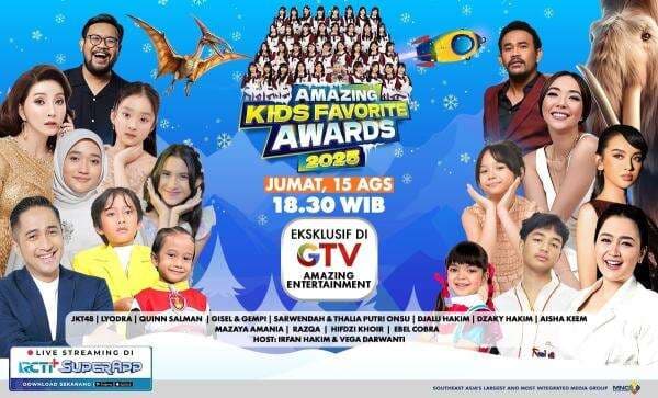 Bertabur Bintang dan Keluarga Selebriti di Amazing Kids Favorit Awards GTV, Ice World Pertama di TV Indonesia Bertabur Bintang dan Keluarga Selebriti di Amazing Kids Favorit Awards GTV, Ice World Pertama di TV Indonesia