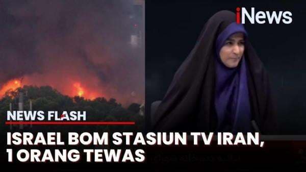 Video Rudal Israel Hantam Stasiun TV Pemerintah Iran saat Live, Presenter Lantunkan Takbir Video Rudal Israel Hantam Stasiun TV Pemerintah Iran saat Live, Presenter Lantunkan Takbir