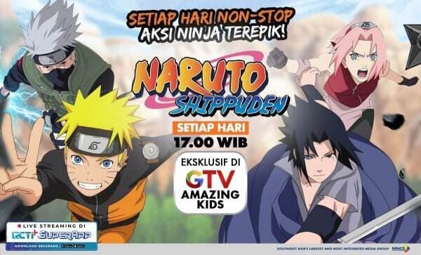 Good News Buat Para Navers, Naruto: Shippuden Visa Ditonton Sepuasnya Setiap Hari di GTV Good News Buat Para Navers, Naruto: Shippuden Visa Ditonton Sepuasnya Setiap Hari di GTV