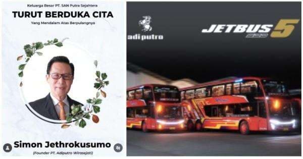 Kabar Duka, Pendiri Karoseri Bus Adiputro Meninggal Dunia Kabar Duka, Pendiri Karoseri Bus Adiputro Meninggal Dunia