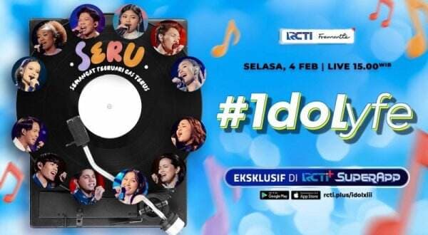 Streaming Idolyfe bersama Top 12 Indonesian Idol XIII Eksklusif di RCTI+ SuperApp Streaming Idolyfe bersama Top 12 Indonesian Idol XIII Eksklusif di RCTI+ SuperApp