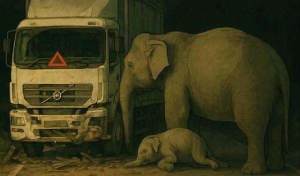Viral, Kisah Memilukan Induk Gajah Setia Menunggu Anaknya Berjam-jam yang Tewas Tertabrak Truk Viral, Kisah Memilukan Induk Gajah Setia Menunggu Anaknya Berjam-jam yang Tewas Tertabrak Truk