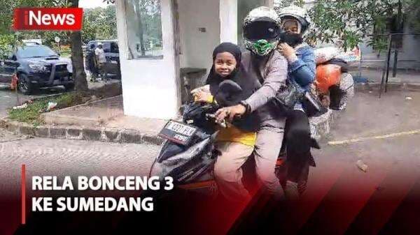 Demi Pulang Kampung, Pemudik Motor Asal Cikarang Nekat Bonceng 3 ke Sumedang Demi Pulang Kampung, Pemudik Motor Asal Cikarang Nekat Bonceng 3 ke Sumedang