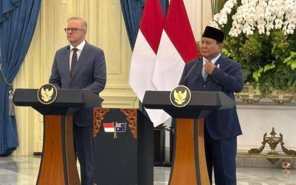 Temui PM Anthony Albanese, Prabowo Tegaskan Indonesia-Australia Ditakdirkan Jadi Tetangga Temui PM Anthony Albanese, Prabowo Tegaskan Indonesia-Australia Ditakdirkan Jadi Tetangga