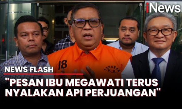 Usai Ditahan KPK, Sekjen PDIP Hasto Kristiyanto Ungkap Pesan Megawati Usai Ditahan KPK, Sekjen PDIP Hasto Kristiyanto Ungkap Pesan Megawati