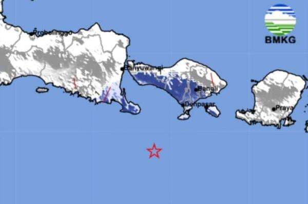 Gempa Hari Ini M 4,5 Guncang Kuta Selatan Bali, Pusat Getaran di Laut Gempa Hari Ini M 4,5 Guncang Kuta Selatan Bali, Pusat Getaran di Laut