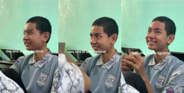 Viral Momen Haru Anak Pendiam Jadi Sumringah Diajak Ngobrol Teman, Netizen: Terima Kasih Ekstrovert Viral Momen Haru Anak Pendiam Jadi Sumringah Diajak Ngobrol Teman, Netizen: Terima Kasih Ekstrovert