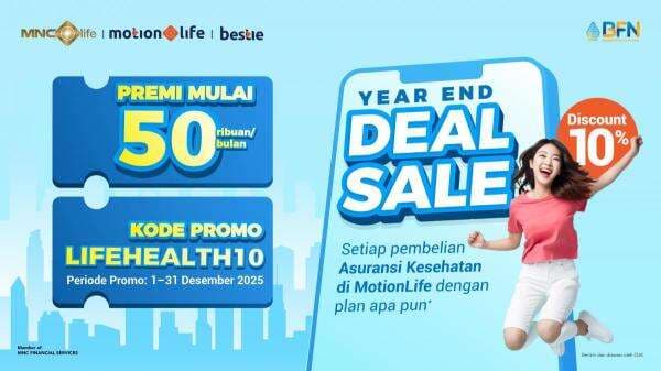 Siapkan 2026 Lebih Aman Bersama MNC Life: Nikmati Diskon 10 Persen Asuransi Kesehatan Siapkan 2026 Lebih Aman Bersama MNC Life: Nikmati Diskon 10 Persen Asuransi Kesehatan