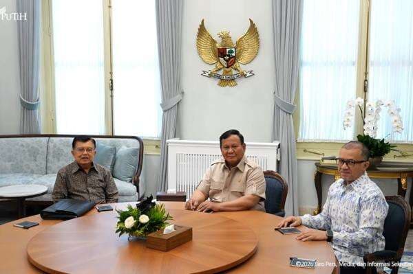Bertemu di Istana, Prabowo dan JK Bahas Konflik Global hingga Swasembada Energi Bertemu di Istana, Prabowo dan JK Bahas Konflik Global hingga Swasembada Energi