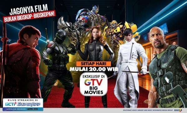 Absolute Cinema, Deretan Film Blockbuster Terbaik di GTV Big Movies Absolute Cinema, Deretan Film Blockbuster Terbaik di GTV Big Movies
