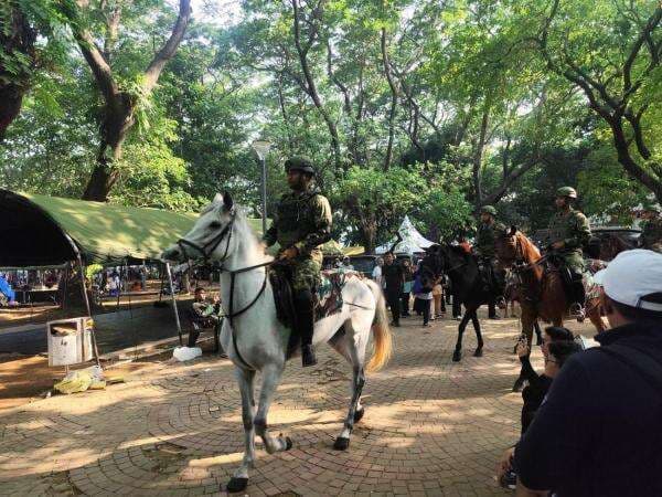 Momen Pasukan Berkuda 'Keluar Kandang' Meriahkan HUT ke-80 TNI Momen Pasukan Berkuda 'Keluar Kandang' Meriahkan HUT ke-80 TNI