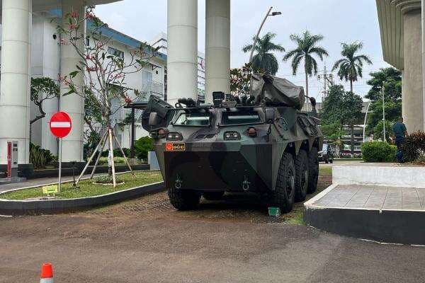 Ada 2 Panser Anoa di Kejagung, Mabes TNI: Pengamanan Rutin Ada 2 Panser Anoa di Kejagung, Mabes TNI: Pengamanan Rutin